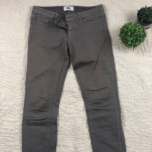 Paige denim grey skinny jeans